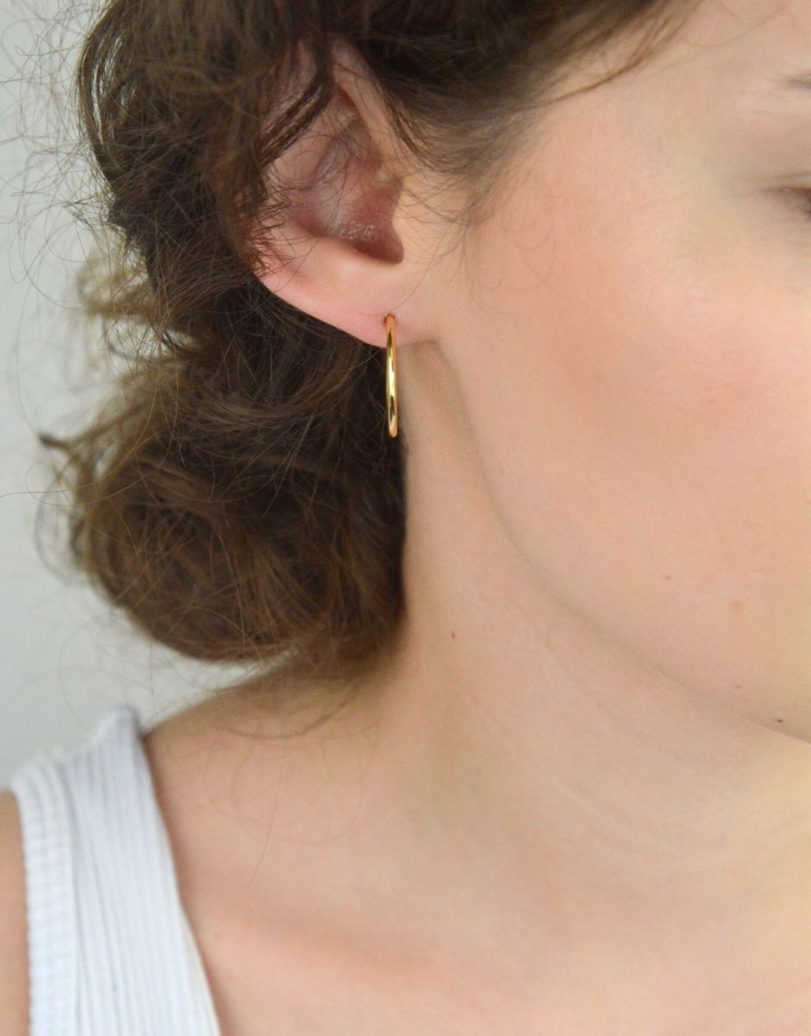 Złote kolczyki 2 cm gładkie koła 585 KL 1942D 585.jpg